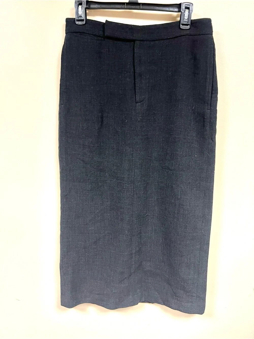 Ralph Lauren dark grey wool blend Pencil Skirt size 8